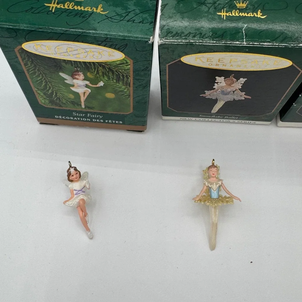 Lot of 5 Hallmark Keepsake Miniature Ornaments Nutcracker Ballet Sugarplum Fairy
